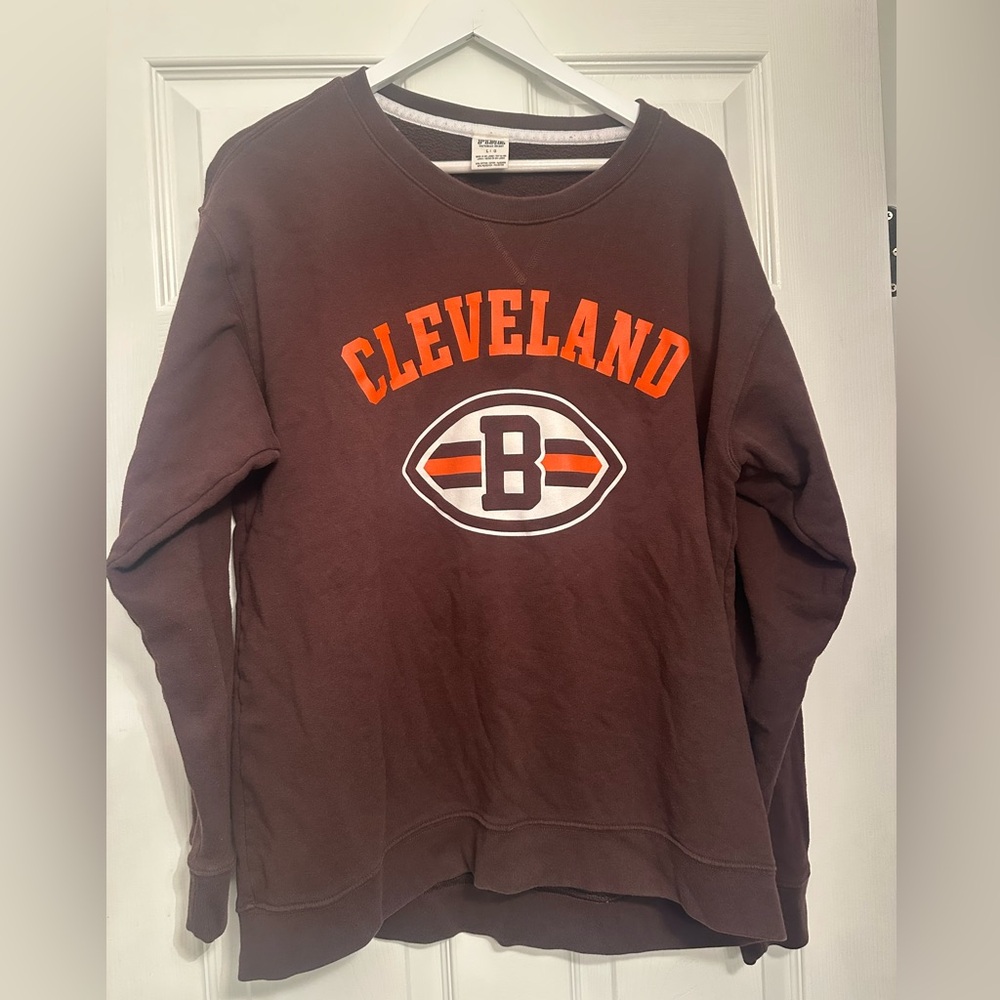 Cleveland Browns Victoria Secret Pink Sweatshirt Size L